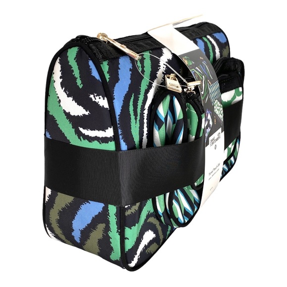 DVF for Target 3 Pack Travel Pouches Disco Zebra, Arrow Geo, Ginkgo - Picture 3 of 11